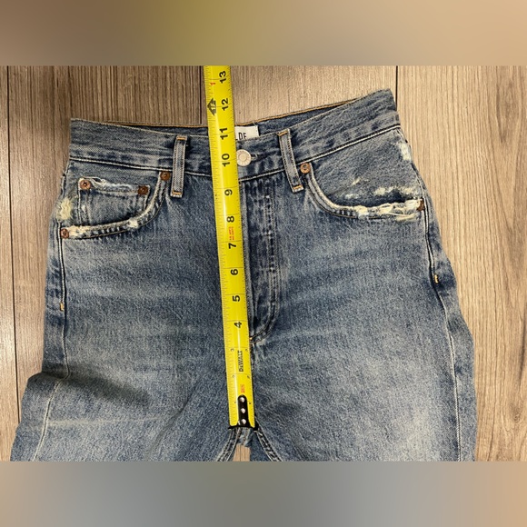 AGOLDE Riley High Rise Straight Crop Jeans Sz 23 - Picture 8 of 11